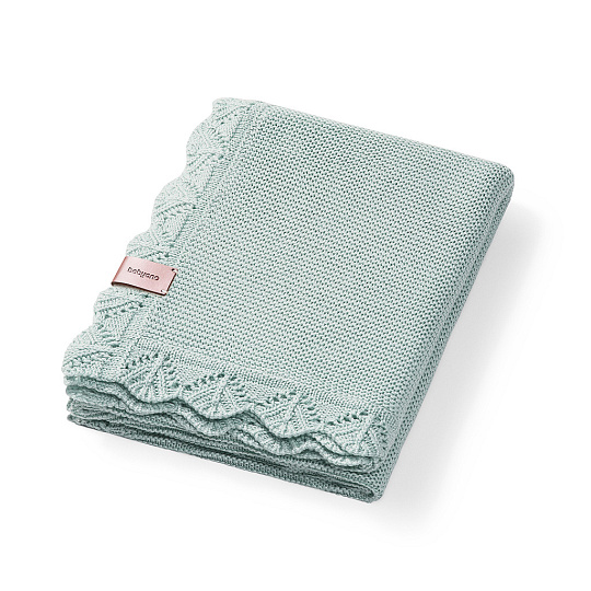BABYONO Deka pletená bambusová Green 75 x 100 cm BABYONO Deka pletená bambusová Green 75 x 100 cm