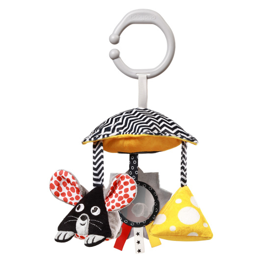 BABYONO Hračka závěsná kontrastní kolotoč Mouse 0 m+ BABYONO Hračka závěsná kontrastní kolotoč Mouse 0 m+