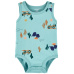 CARTER'S Body bez rukávů Blue Jeep kluk 6m