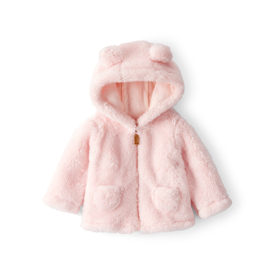 CARTER'S Bunda Sherpa na zip pink dívka 6m/vel.68