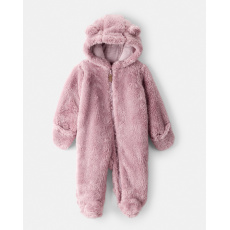 CARTER'S Kombinéza Sherpa na zip pink dívka NB/vel.56 CARTER'S Kombinéza Sherpa na zip pink dívka NB/vel.56