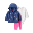 CARTER'S Set 3dílný body dl. rukáv ,mikina,legíny blue LS dívka 3m/vel.62