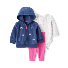 CARTER'S Set 3dílný body dl. rukáv ,mikina,legíny blue LS dívka 3m/vel.62 CARTER'S Set 3dílný body dl. rukáv ,mikina,legíny blue LS dívka 3m/vel.62