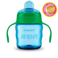 Philips AVENT Hrneček pro první doušky Classic 200 ml s držadly chlapec+dárek PETITE&MARS Miska 6m+