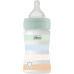 CHICCO Láhev kojenecká Well-being silikon 150 ml kluk
