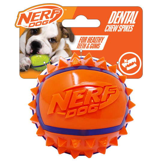 NERF DOG Hračka pro psy míček se spiky 9 cm NERF DOG Hračka pro psy míček se spiky 9 cm