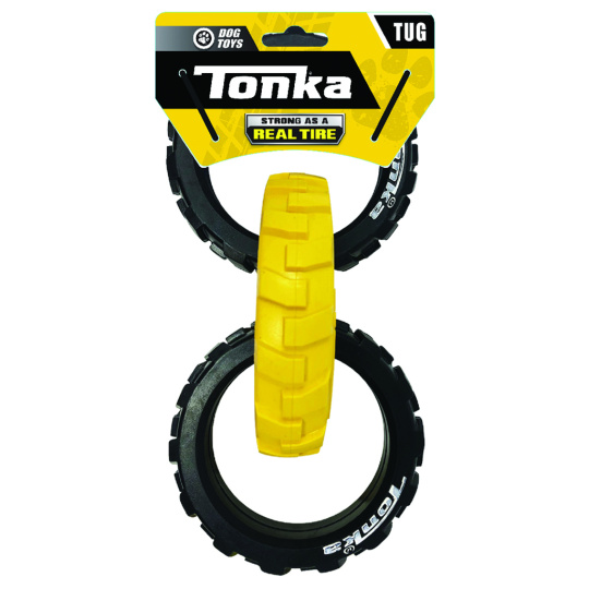 TONKA Hračka pro psy gumové 3-kruhové tahadlo s flexibilním vzorem 27 cm TONKA Hračka pro psy gumové 3-kruhové tahadlo s flexibilním vzorem 27 cm