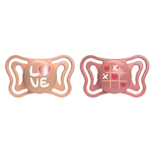 CHICCO Dudlíky Physio Light silikonové růžové 16-36m, 2 ks