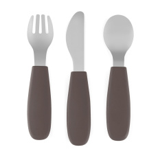 PETITE&MARS Sada příborů s nerezové oceli Take&Match Bitter Cocoa 12m+ PETITE&MARS Sada příborů s nerezové oceli Take&Match Bitter Cocoa 12m+