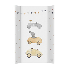 CEBA BABY Podložka přebalovací 2-hranná měkká (50x70) Basic Bunny Driver