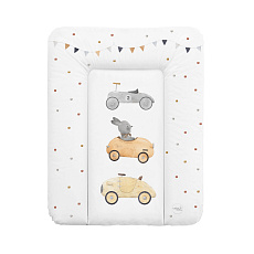 CEBA BABY Podložka přebalovací měkká malá (50x70) Basic Bunny Driver