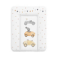 CEBA BABY Podložka přebalovací měkká malá (50x70) Basic Bunny Driver