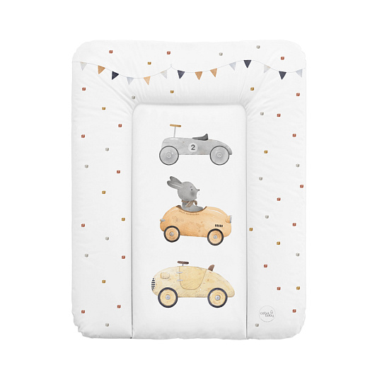 CEBA BABY Podložka přebalovací měkká malá (50x70) Basic Bunny Driver CEBA BABY Podložka přebalovací měkká malá (50x70) Basic Bunny Driver