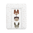CEBA BABY Podložka přebalovací měkká malá (50x70) Basic Cute Animals