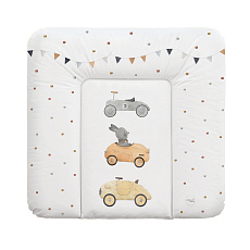 CEBA BABY Podložka přebalovací měkká střední (75x72) Basic Bunny Driver