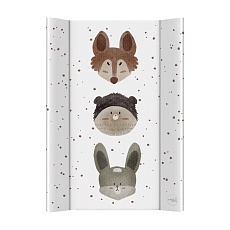 CEBA BABY Podložka přebalovací 2-hranná s pevnou deskou (50x70) Ultra Light Cute Animals