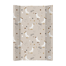 CEBA BABY Podložka přebalovací 2-hranná s pevnou deskou (50x70) Basic Crazy Ducks