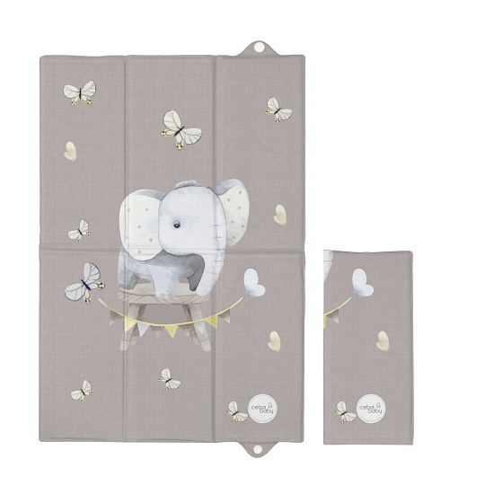 CEBA BABY Podložka přebalovací cestovní (60x40) Basic Little Elephant