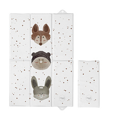 CEBA BABY Podložka přebalovací cestovní (60x40) Basic Cute Animals