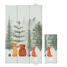 CEBA BABY Podložka přebalovací cestovní (80x50) Basic Forest Companions