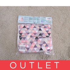T-TOMI Kalhotky abdukční ortopedické - suchý zip, pink triangles (5-9 kg)