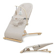 KINDERKRAFT Lehátko houpací Mimi Beige wood, do 9 kg