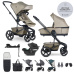EASYWALKER SET Kočárek 4v1 Harvey⁵ Premium Pearl Taupe XXL RWS + CYBEX Aton B2 i-Size