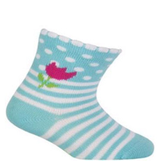 Ponožky dětské 0-2  Aqua