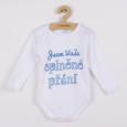 Body s potiskem New Baby Jsem Vaše splněné přání - dárkové balení