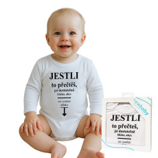 Body s potiskem New Baby ..vyměnit plínku.. - dárkové balení