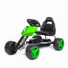 Dětská šlapací motokára Go-kart Baby Mix Speedy zelená