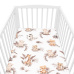 Bavlněné prostěradlo do postýlky New Baby Safari 120x60cm