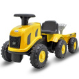 Dětské odrážedlo traktor s vlečkou Benny Baby Mix žlutý
