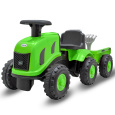 Dětské odrážedlo traktor s vlečkou Benny Baby Mix zelený