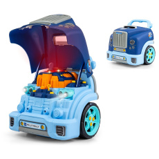 Realistický model přední části auta s otevírací kapotou Milly Mally N-GINE blue