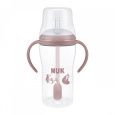 Kojenecká láhev NUK Perfect Match na učení s brčkem BEAR 260 ml