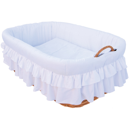 Scarlett Mojžíšův košík pro miminko Scarlett Martin - bílá