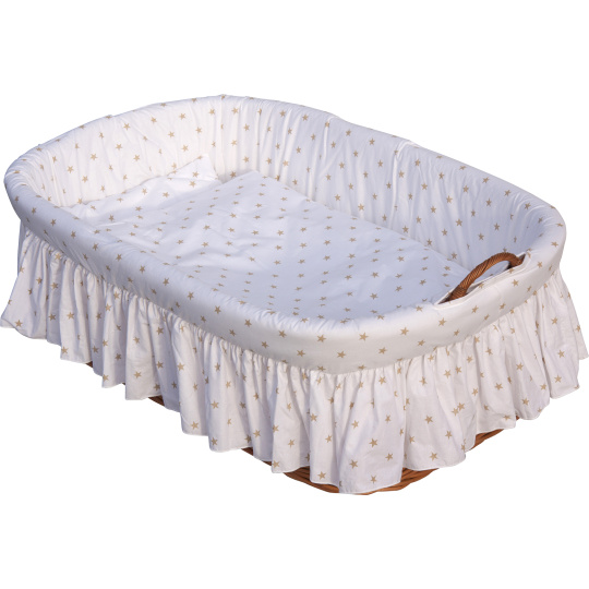 Scarlett Mojžíšův košík pro miminko Scarlett Hvězdička - béžová