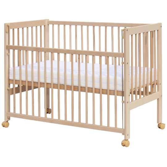 Scarlett Dětská postýlka Scarlett Perta - ECO přírodní (buk) - stahovací bočnice - 120 x 60 cm Scarlett Dětská postýlka Scarlett Perta - ECO přírodní (buk) - stahovací bočnice - 120 x 60 cm