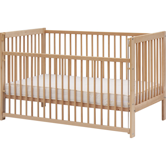 Scarlett Dětská postýlka Scarlett Perta - přírodní (buk) - stahovací bočnice - 140 x 70 cm Scarlett Dětská postýlka Scarlett Perta - přírodní (buk) - stahovací bočnice - 140 x 70 cm