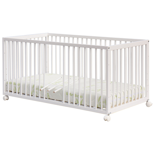 Scarlett Dětská postýlka Scarlett Kombi - bílá (buk) - vyndavací příčky - 140 x 70 cm Scarlett Dětská postýlka Scarlett Kombi - bílá (buk) - vyndavací příčky - 140 x 70 cm