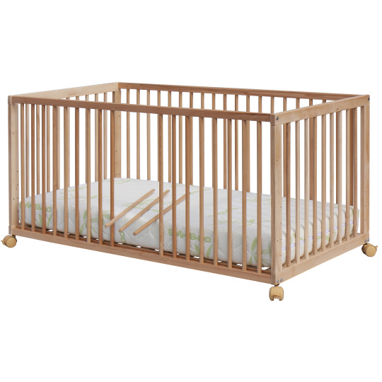 Scarlett Dětská postýlka Scarlett Kombi - přírodní (buk) - vyndavací příčky - 140 x 70 cm Scarlett Dětská postýlka Scarlett Kombi - přírodní (buk) - vyndavací příčky - 140 x 70 cm