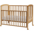 Scarlett Dětská postýlka Scarlett Dona - přírodní - stahovací bočnice - 120 x 60 cm