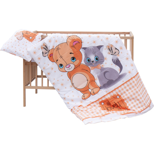 Levná postýlka s vyndavacími příčkami - přírodní ECO - 120x60 cm s výbavou Velcí kamarádi Barva soupravy: Tery Levná postýlka s vyndavacími příčkami - přírodní ECO - 120x60 cm s výbavou Velcí kamarádi Barva soupravy: Tery