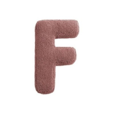 MEALINI Plyšové písmeno Růžové F