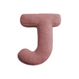 MEALINI Plyšové písmeno Růžové J