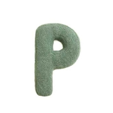 MEALINI Plyšové písmeno Zelené P