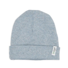 LODGER Čepice Melange Blue Fogg vel. 0 - 6 měsíců