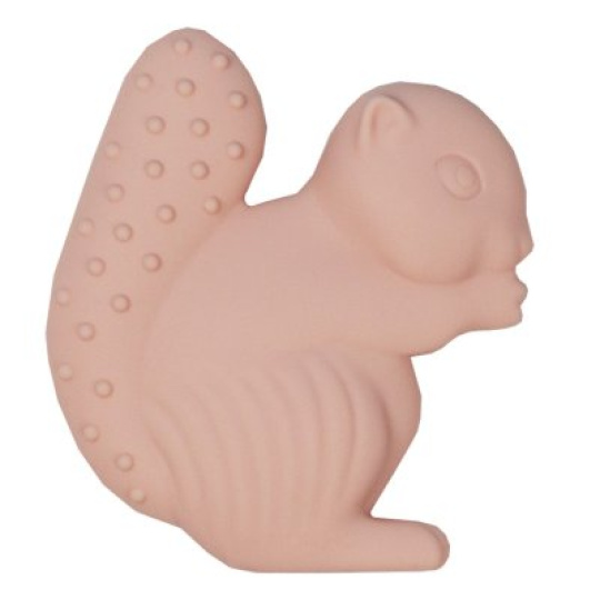 OH,POPPY! Hazel Silikonové kousátko Squirrel Rose