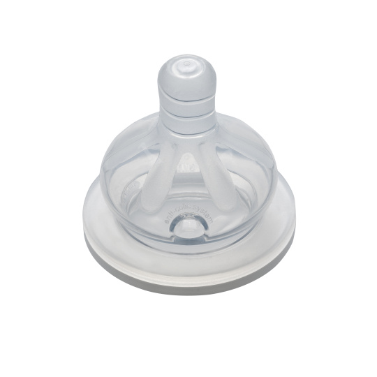 NIP Dudlík kulatý, široký, silikon-S,0m+, 2ks